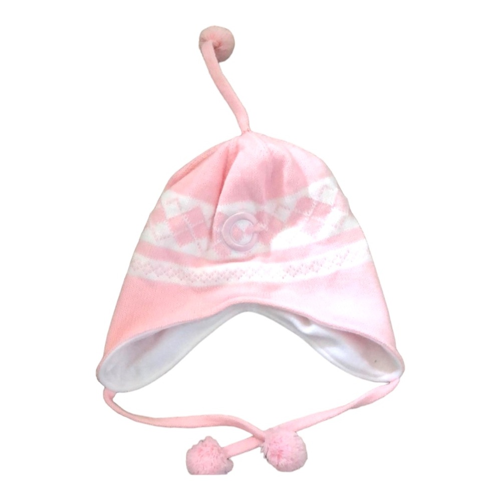 Chicago cubs Pink and White Stocking Cap